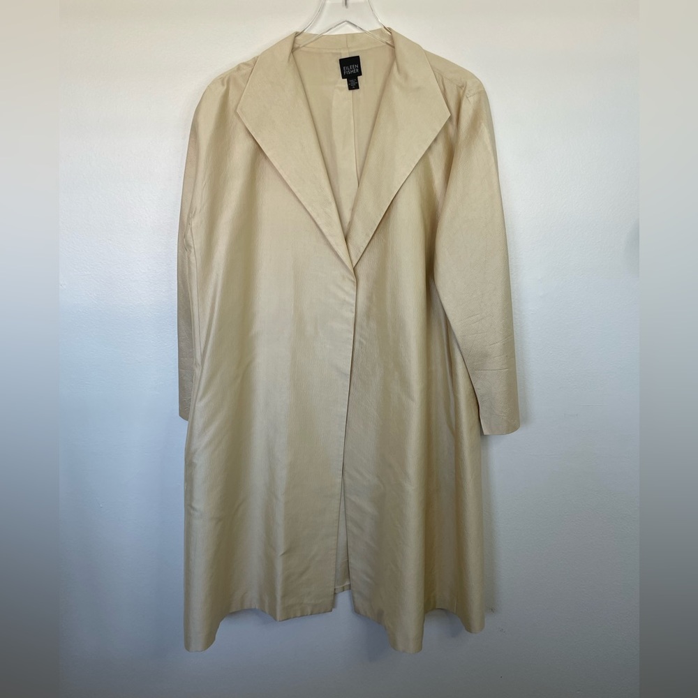 Eileen Fisher silk jacket